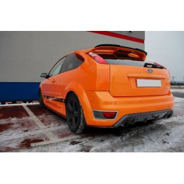 Накладки сплиттеры боковые на задний бампер на Ford Focus II ST Maxton